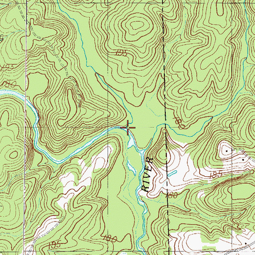 Topographic Map of Martin Creek, SC
