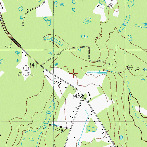 Topographic Map of Mashawville School, SC