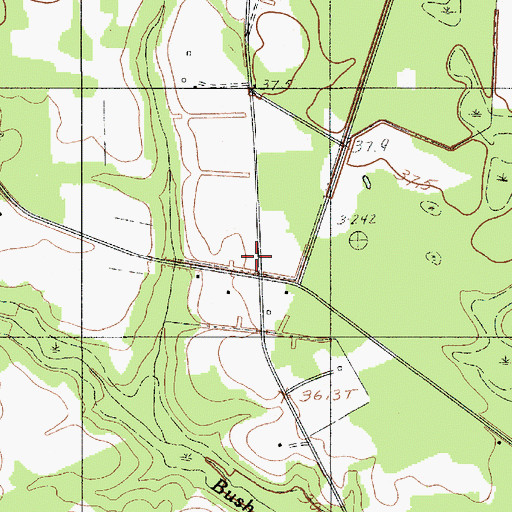 Topographic Map of McIihenny School, SC