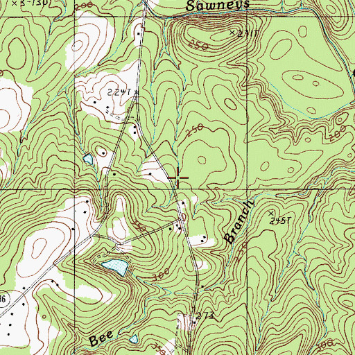 Topographic Map of Mickle School, SC