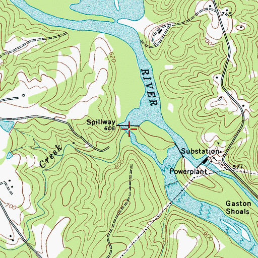 Topographic Map of Mikes Creek, SC