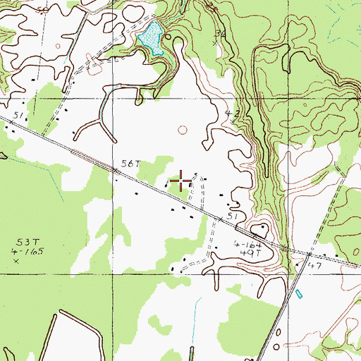Topographic Map of Morning Star Church, SC