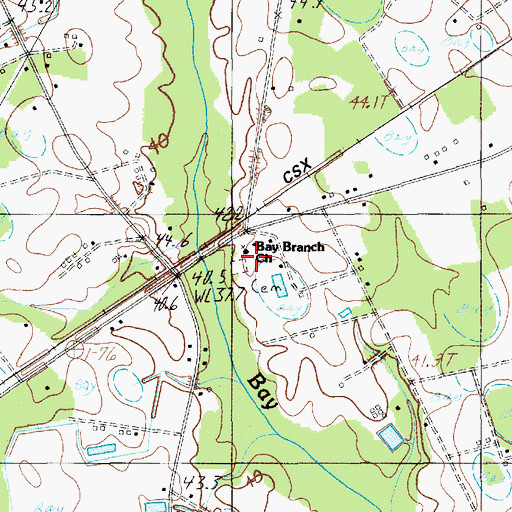 Topographic Map of Morrell School, SC