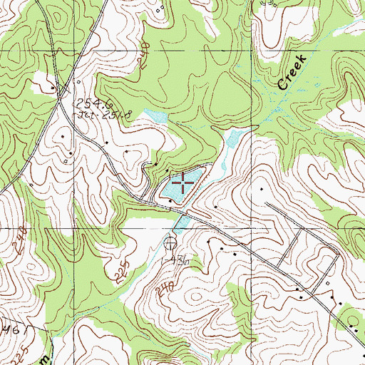 Topographic Map of Morrisons Lake, SC