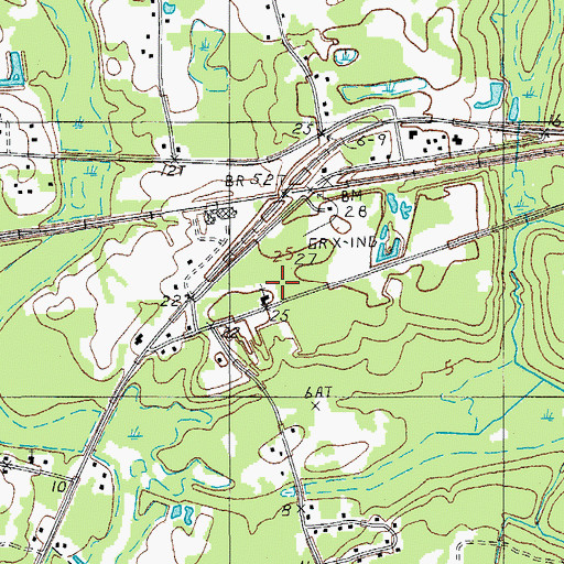 Topographic Map of Mount Olive Church, SC