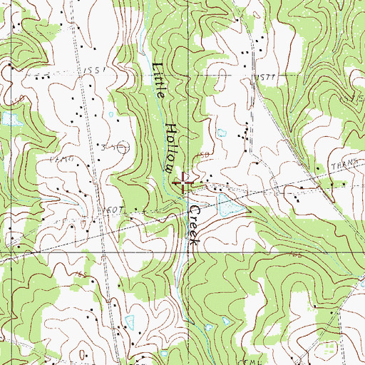Topographic Map of Mount Olive Church, SC