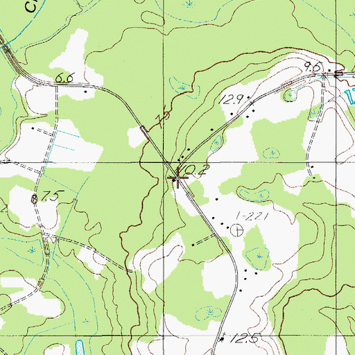 Topographic Map of Mount Sina Church, SC