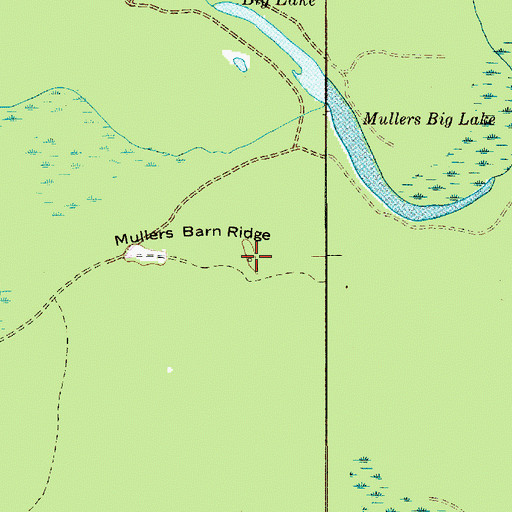 Topographic Map of Mullers Barn Ridge, SC