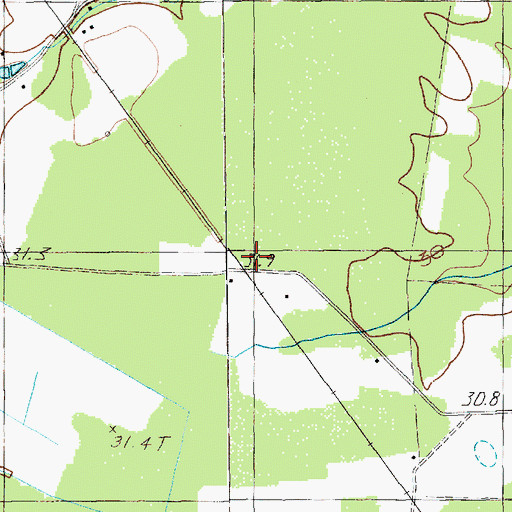 Topographic Map of Munns Siding, SC