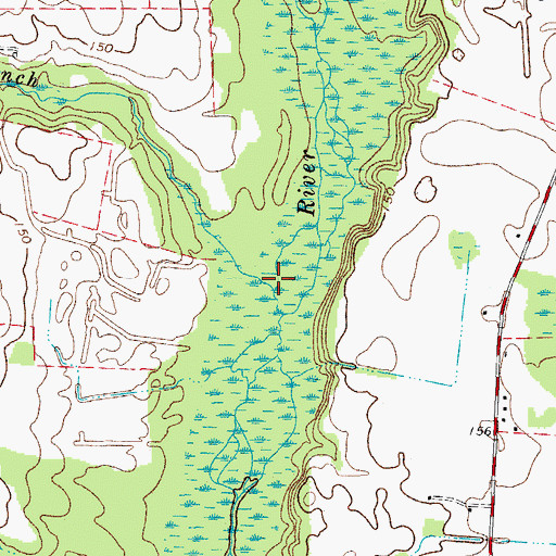 Topographic Map of Nancy Branch, SC