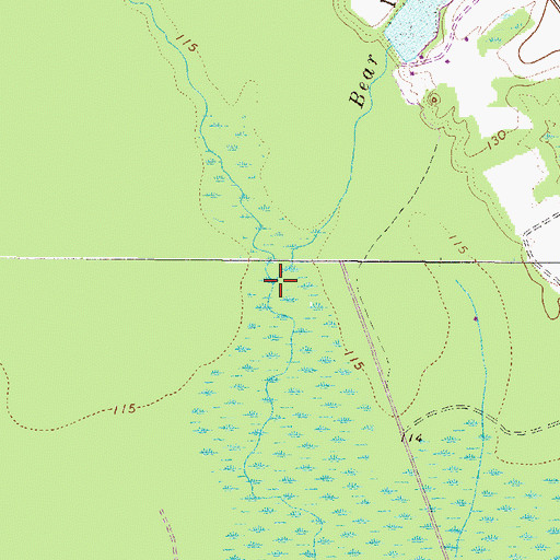 Topographic Map of Neal Creek, SC