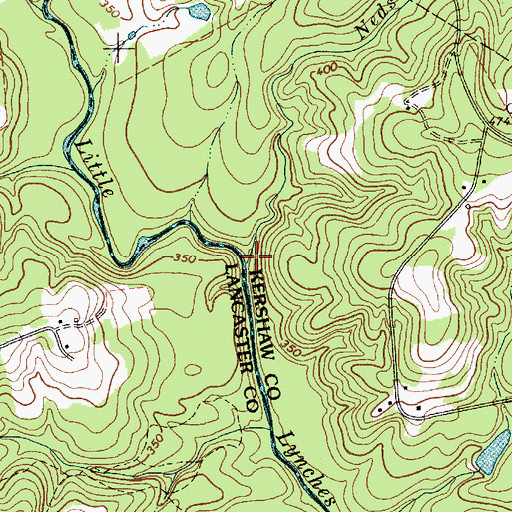 Topographic Map of Neds Creek, SC