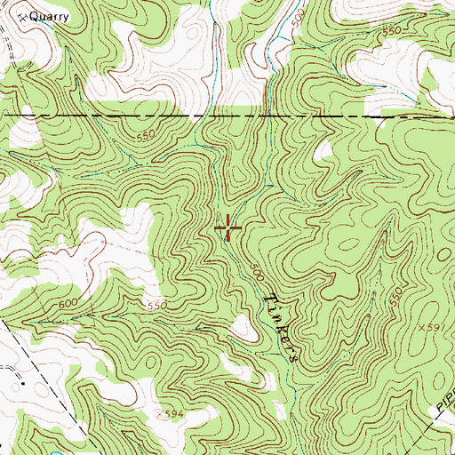 Topographic Map of Neelys Creek, SC