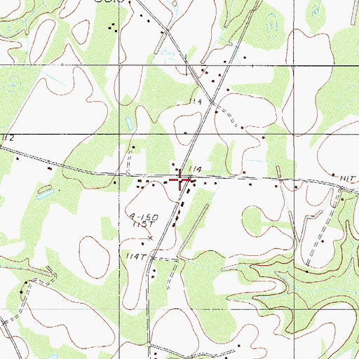 Topographic Map of Nixville School, SC