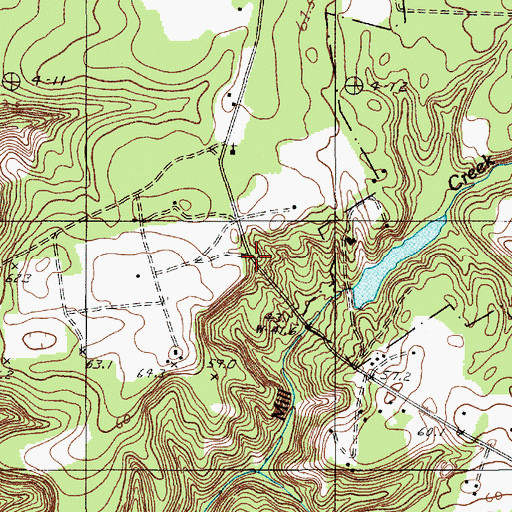 Topographic Map of Old Zion Church, SC