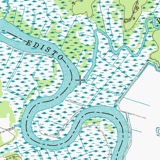 Topographic Map of Penny Creek, SC