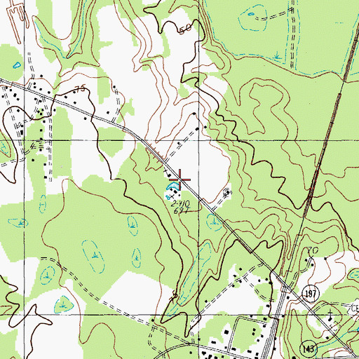 Topographic Map of Pilgrim Church, SC