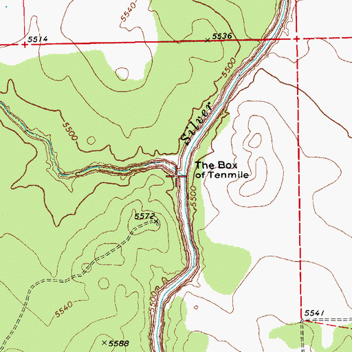 Topographic Map of Tenmile Draw, AZ