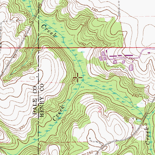 Topographic Map of McKays Mill Creek, AL