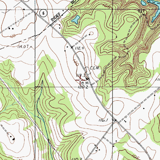 Topographic Map of Prodigal Church, SC