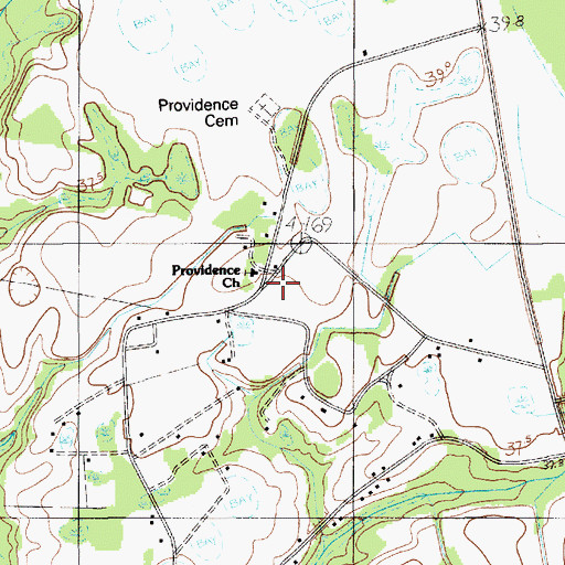Topographic Map of Providence School, SC