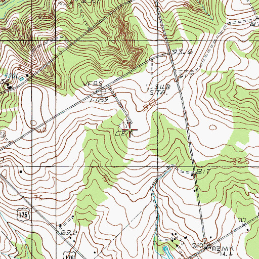 Topographic Map of Providence School, SC