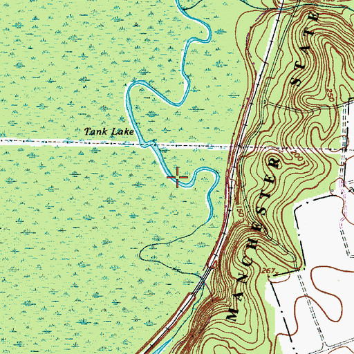 Topographic Map of Ramsey Lake, SC