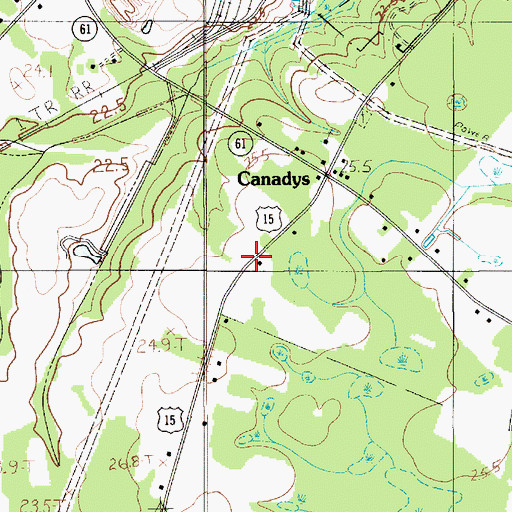 Topographic Map of Redbank School, SC