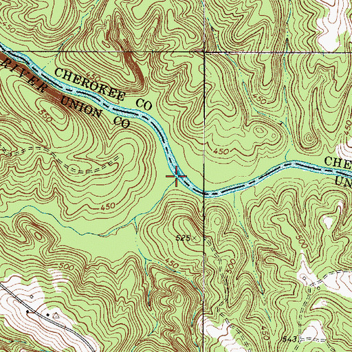 Topographic Map of Reedy Branch, SC