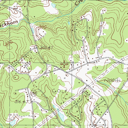 Topographic Map of Reid School, SC