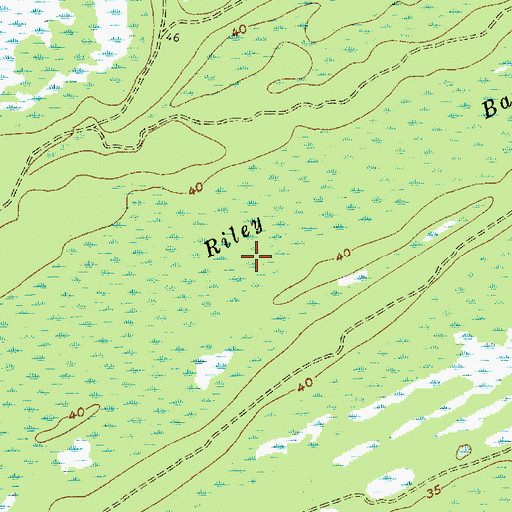 Topographic Map of Riley Bay, SC