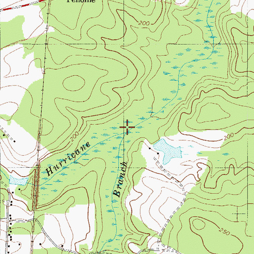 Topographic Map of Riley Mill Branch, SC