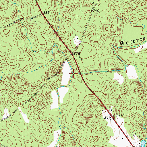 Topographic Map of Risters Creek, SC