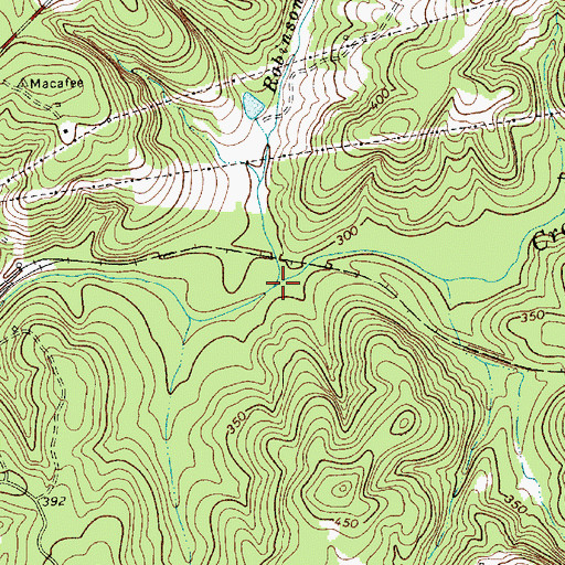 Topographic Map of Robinson Branch, SC