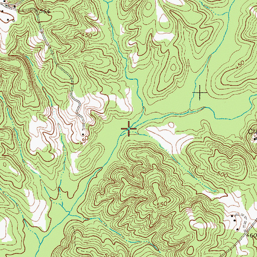 Topographic Map of Rock Branch, SC