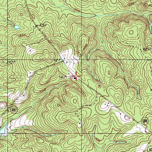 Topographic Map of Rock Spring Church, SC
