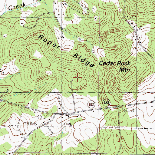 Topographic Map of Roper Ridge, SC