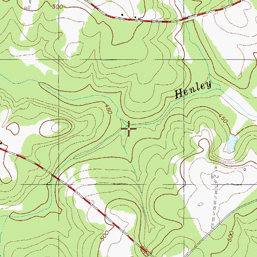 Topographic Map of Ropers Creek, SC