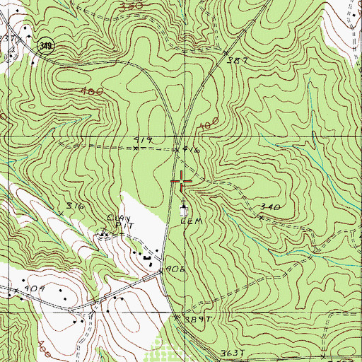 Topographic Map of Saint Phillips Church, SC