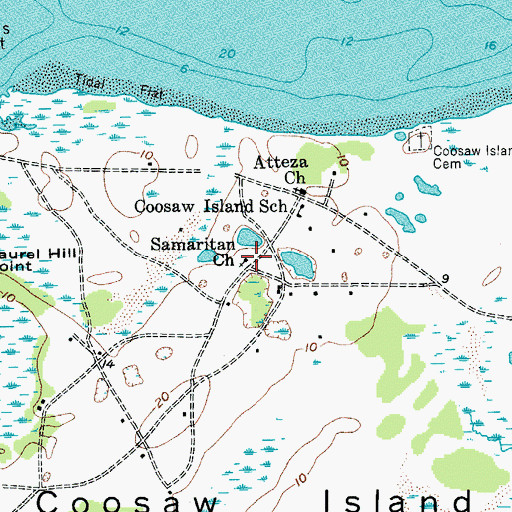 Topographic Map of Samaritan Church, SC