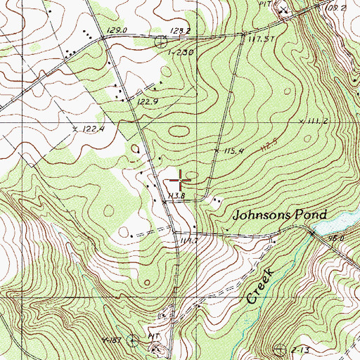 Topographic Map of Sanctified Church, SC