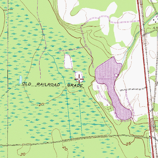 Topographic Map of Sand Branch, SC