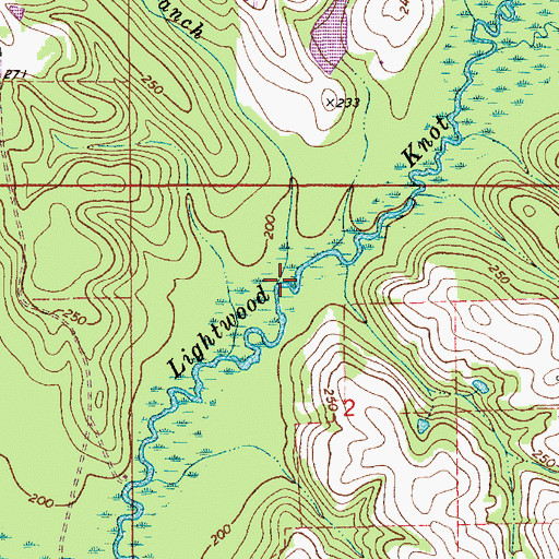 Topographic Map of Meeting House Branch, AL