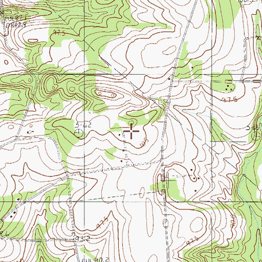 Topographic Map of Sand Hill School, SC