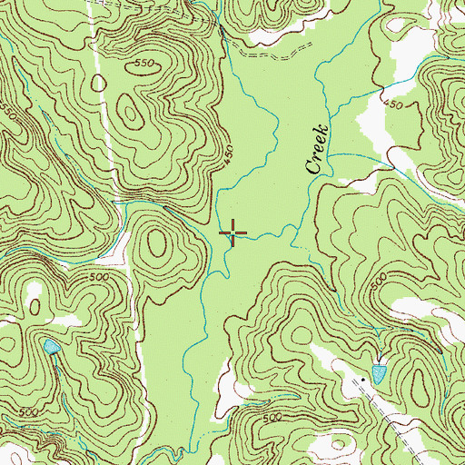 Topographic Map of Sandy Branch, SC