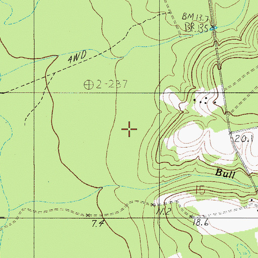 Topographic Map of Sandy Run, SC