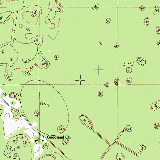 Topographic Map of Schofield Swamp, SC