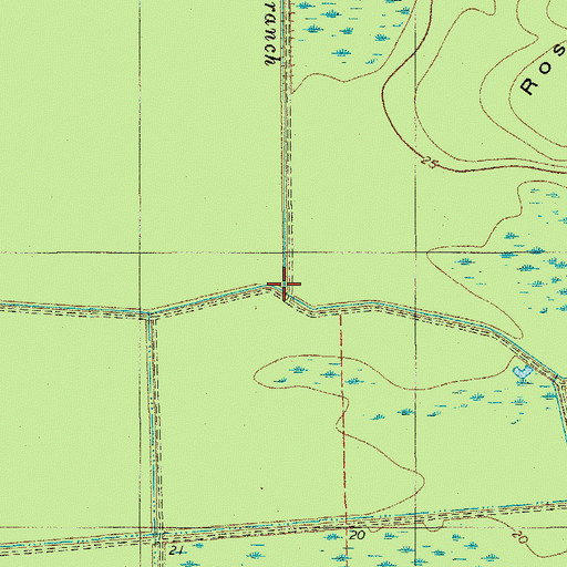 Topographic Map of Scotts Creek, SC