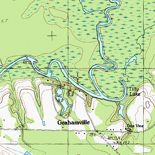 Topographic Map of Sessions Lodge, SC