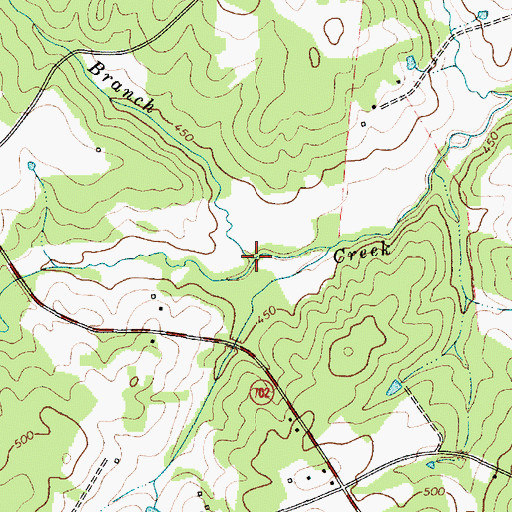 Topographic Map of Shiloh Branch, SC